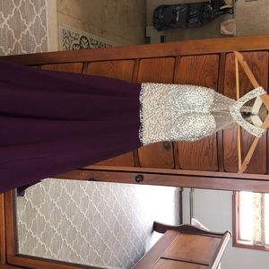 Purple prom dress